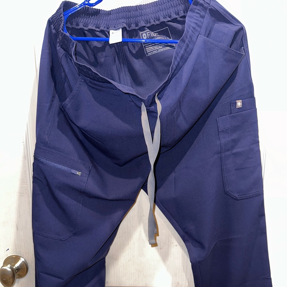 Figs Navy Blue LP Scrub Pant